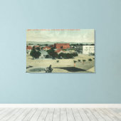 Stad van Southern Pacific Shasta Route Canvas Afdruk (Insitu (Houten vloer))