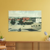 Stad van Southern Pacific Shasta Route Canvas Afdruk (Insitu (Woonkamer))