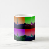 Stad van Technicolor Liefde: Eiffeltoren Mok (Center)
