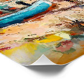 Stad van warmte en licht perfect poster (Hoek)