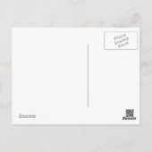 Stad van zwart en goud briefkaart (Achterkant)