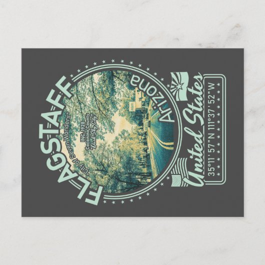 STAD VLAGPERSONEEL - STAAT ARIZONA BRIEFKAART (Voorkant)