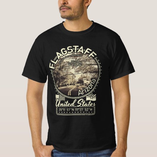 STAD VLAGPERSONEEL - STAAT ARIZONA T-SHIRT (Voorkant)