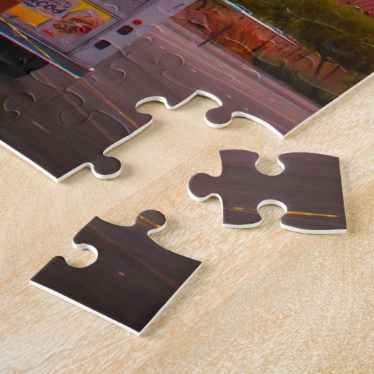 Stad Voedsel Truck Legpuzzel (Zijkant)