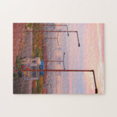 Stad Voedsel Truck Legpuzzel (Horizontaal)