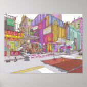 Stad Voltz 2025 tekening nummer 1: De Ohm Poster (Voorkant)