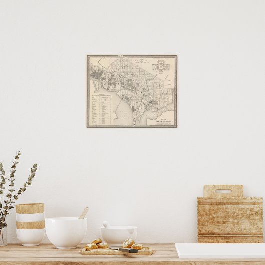 Stad Washington 2 Poster (Keuken)