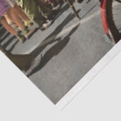 Stad - Waterstad WI - stadsparade 1941 Tissuepapier (Detail)