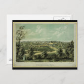 Stad Waukesha Wisconsin vanaf 1857 Briefkaart (Voorkant / Achterkant)