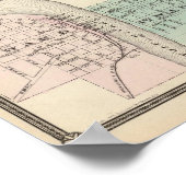 Stad Waupaca, dorp Winneconne Poster (Hoek)