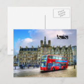 Stad Westminster, Londen Briefkaart (Voorkant / Achterkant)