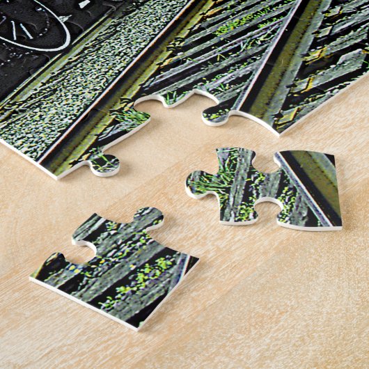 Stad Winnipeg Steam Train Engine Legpuzzel (Zijkant)