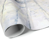  stad Winter Kerstpromenade landschap Cadeaupapier (Rol Hoek)