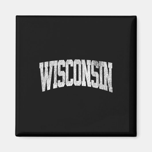 stad Wisconsin Magneet (Voorkant)