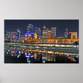 Stad zo helder panoramisch poster (Voorkant)