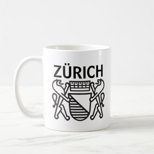 Stad Zürich, ZWITSERLAND Koffiemok (Links)