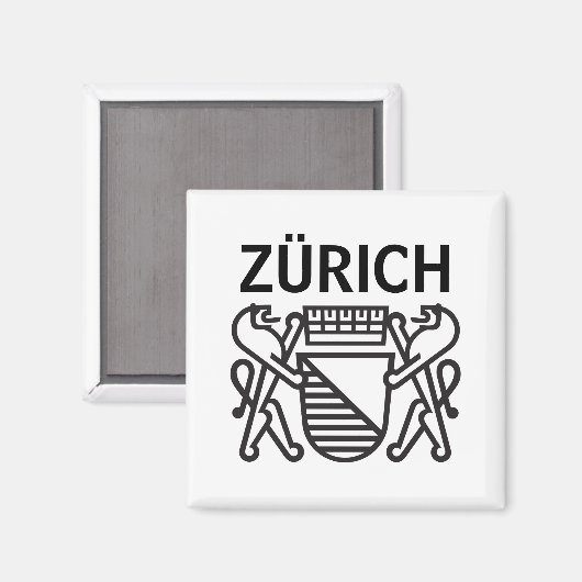 Stad Zürich, ZWITSERLAND Magneet (Voorkant / Achterkant)