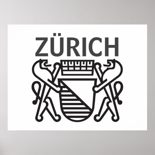 Stad Zürich, ZWITSERLAND Poster (Voorkant)