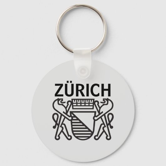 Stad Zürich, ZWITSERLAND Sleutelhanger (Voorkant)