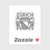 Stad Zürich, ZWITSERLAND Sticker (Vel)