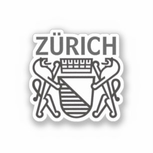 Stad Zürich, ZWITSERLAND Sticker