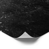 stad zwart - wit poster (Hoek)