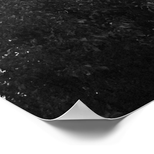 stad zwart - wit poster (Hoek)