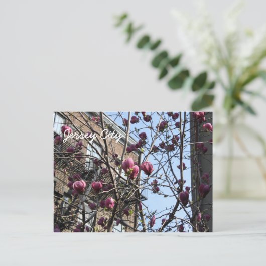 Stadbloemen Jersey Briefkaart (Staand voorkant)