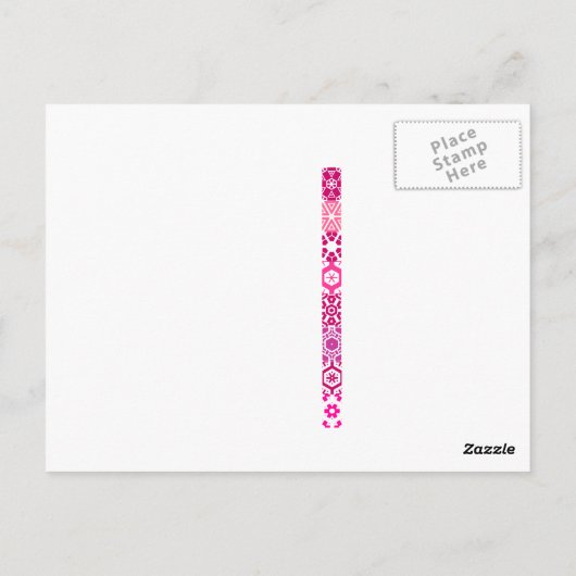 Stadbloemen Jersey Briefkaart (Achterkant)