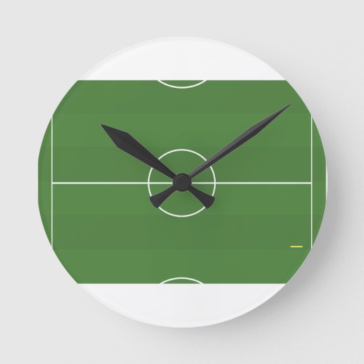stade foot Wall Clock  Ronde Klok (Voorkant)