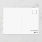 Stadgloed helderneon op zwart briefkaart (Achterkant)