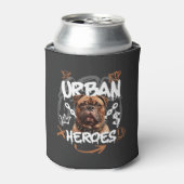 Stadhelden Hond Blikjeskoeler (Blikje Voorkant)