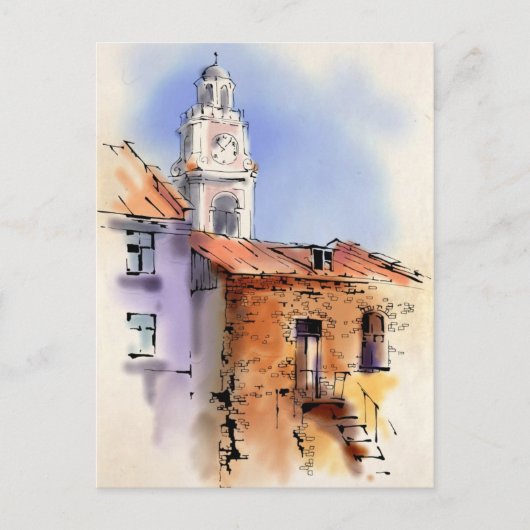 Stadhuis Briefkaart (Voorkant)