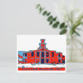 Stadhuis Burnsville NC Briefkaart (Staand voorkant)