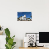 Stadhuis en Kunstencentrum, Hamilton, Bermuda Poster (Thuiskantoor)