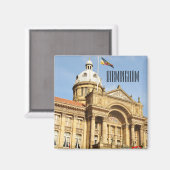 Stadhuis in Birmingham, Engeland Verenigd Koninkri Magneet (Voorkant / Achterkant)