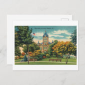 Stadhuis in Passaic, New Jersey, Vintage Travel Briefkaart (Voorkant / Achterkant)