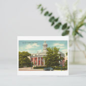 Stadhuis in Plainfield, New Jersey, Vintage Briefkaart (Staand voorkant)