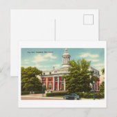 Stadhuis in Plainfield, New Jersey, Vintage Briefkaart (Voorkant / Achterkant)