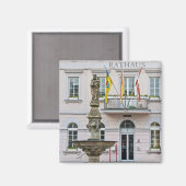 Stadhuis in Remagen, Duitsland Magneet (Voorkant / Achterkant)