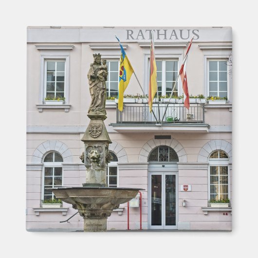 Stadhuis in Remagen, Duitsland Magneet (Voorkant)