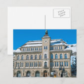 Stadhuis in St Moritz, Zwitserland Briefkaart (Voorkant / Achterkant)