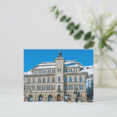 Stadhuis in St Moritz, Zwitserland Briefkaart (Staand voorkant)