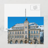 Stadhuis in St Moritz, Zwitserland Briefkaart (Voorkant / Achterkant)