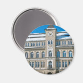 Stadhuis in St Moritz, Zwitserland Magneet (Voorkant / Achterkant)