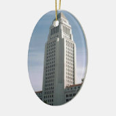 Stadhuis Los Angeles Keramisch Ornament (Links)