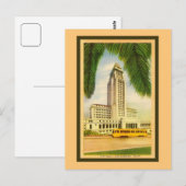  stadhuis Los Angeles, streetcar Briefkaart (Voorkant / Achterkant)