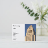 Stadhuis Los Angeles Visitekaartje (Staand voorkant)