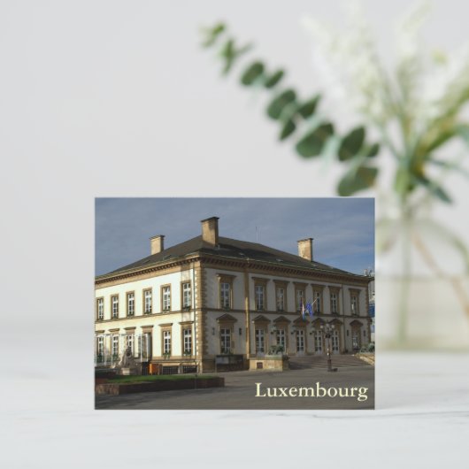 Stadhuis Luxemburg Briefkaart (Staand voorkant)