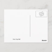 Stadhuis Oslo, standbeeld Briefkaart (Achterkant)